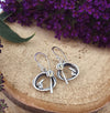 Linda MacDonald Silver and 9ct Gold Drop Earrings Into the Woods DIN4 | H&H