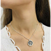 Linda MacDonald Sterling Silver and 9ct Gold Woodland Necklace Woodlands Collection EWM