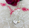 Linda MacDonald Dilver and 9ct Gold Heart Necklace You and Me EYM | H&H