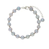 Lido Sterling Silver Bead Grey Freshwater Pearl Bracelet 0263BG