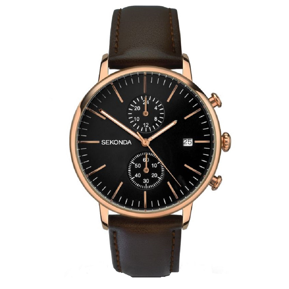 Sekonda watch leather strap hot sale