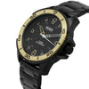 Hugo Mens Black IP Stainless Steel Watch 1530225