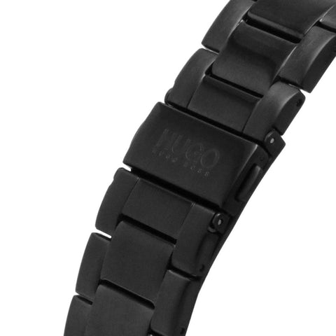 Hugo Mens Black IP Stainless Steel Watch 1530225