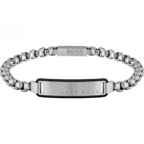 Boss Jewellery Stainless Steel Mens ID Bracelet 1580049M