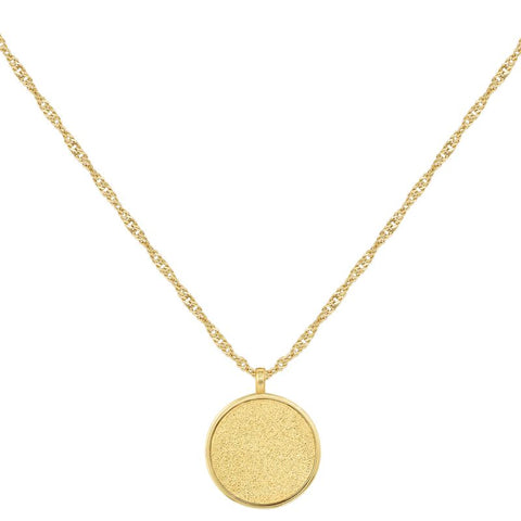 Hugo Boss Jewellery Ladies Gold Plated Medallion Necklace 1580157