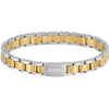 Hugo Boss Jewellery Gold Plated and Stainless Steel Mens Link Bracelet 1580195