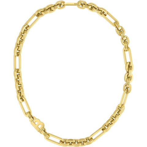 Hugo Boss Jewellery Ladies Gold Plated Link Necklace 1580327