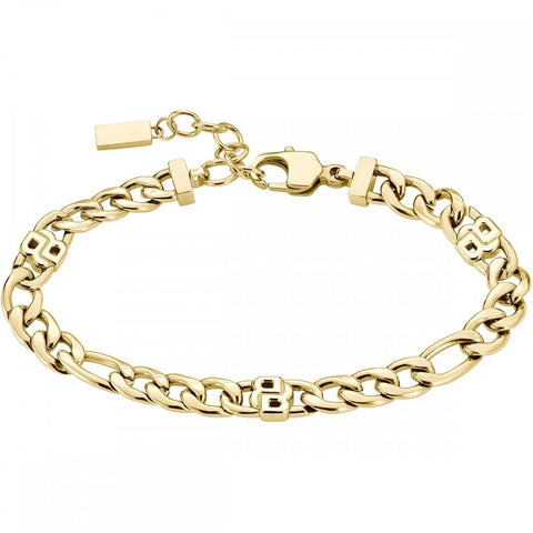 Boss Jewellery Ladies Double B Infinite Gold Plated Bracelet 1580635