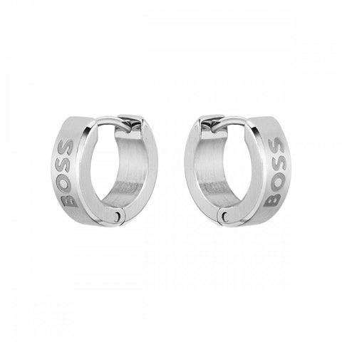 BOSS Jewellery Mens Odell Huggie Hoop Earrings 1580654