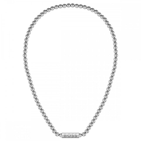 Boss Jewellery Sphere Metal Mens Beaded Chain 1580656