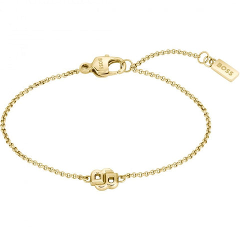 Boss Jewellery Double B Petit Gold Plated Ladies Bracelet 1580698