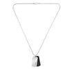 Boss Jewellery Mens Double Tag Necklace 1580760