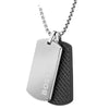 Boss Jewellery Mens Double Tag Necklace 1580760