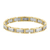 Boss Jewellery Nolan Stainless Steel and Gold Tone Mens Bracelet 1580793
