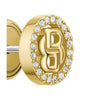 BOSS Jewellery Ladies Double B Divine Gold Tone Stud Earrings 1580826