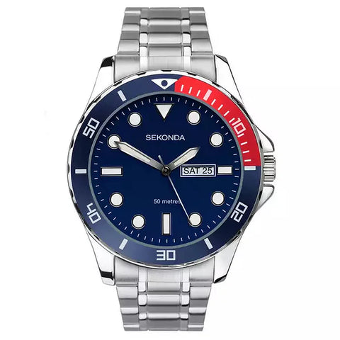 Sekonda Balearic Mens Day Date Sports Watch 1607 | H&H Family Jewellers