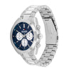 Tommy Hilfiger Hudson Silver Chronograph Blue Dial Mens Watch 1710722