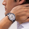 Tommy Hilfiger Kent Blue Leather Strap Mens Watch 1710751