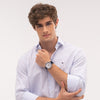 Tommy Hilfiger Kent Blue Leather Strap Mens Watch 1710751