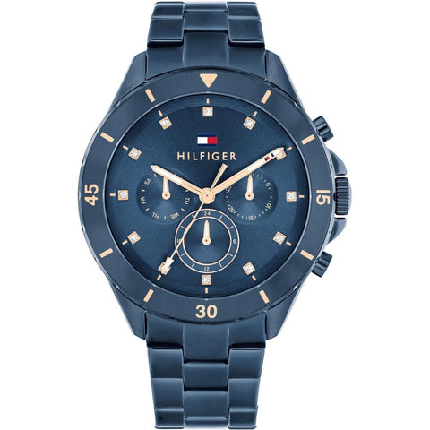 Tommy Hilfiger Blue IP Stainless Steel Ladies Watch 1782743