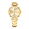 Tommy Hilfiger Crystal Set Gold Plated Bracelet Ladies Watch 1782900
