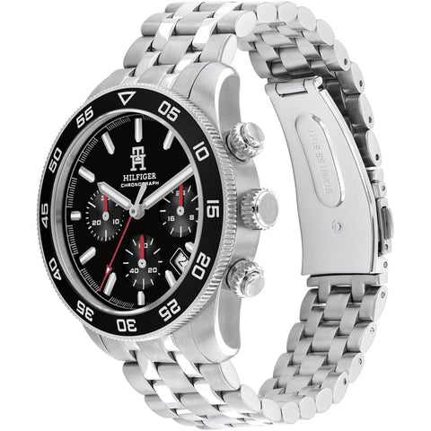 Tommy Hilfiger Mens Stainless Steel Chronograph Watch 1792156