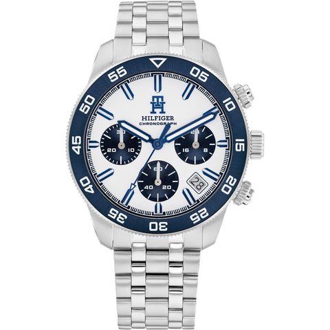 Tommy Hilfiger Mens Stainless Steel Chronograph Watch 1792157