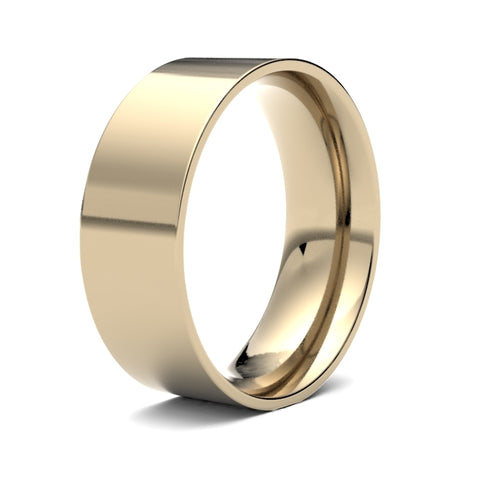 Mens Flat Court Ring