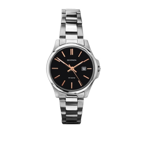 Sekonda Black Dial Ladies Watch 2097