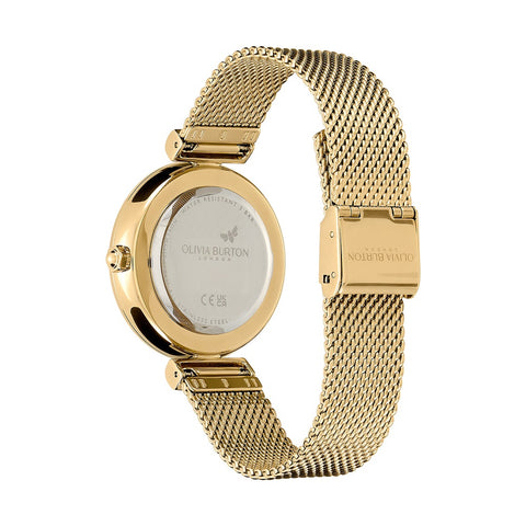 Olivia Burton Minima Bee Ladies Gold Plated Watch 24000096