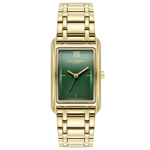 Olivia Burton Grove Forest Green and Gold Bracelet Ladies Watch 24000195