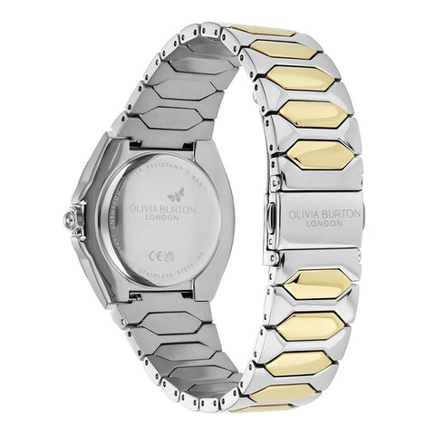 Olivia Burton Sports Luxe Lustre Two Tone Ladies Watch 24000203