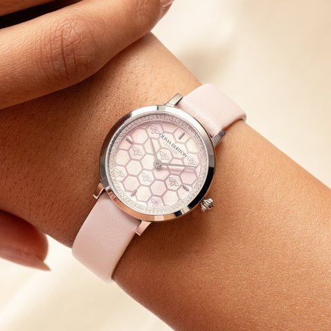Olivia Burton Signature Honeycomb Ultra Slim Ladies Watch 24000270