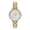 Olivia Burton Captivate Mother of Pearl Gold Plated Ladies Watch 24000347