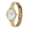 Olivia Burton Captivate Mother of Pearl Gold Plated Ladies Watch 24000347