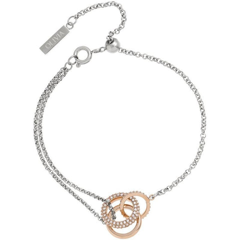 Olivia Burton Entwine Crystal Interlink Bracelet 24100006