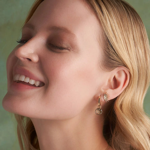 Olivia Burton Gold Plated Celestial Sun Stud Earrings 24100166