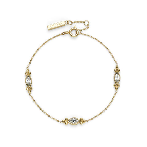 Olivia Burton Classic Dainty Gold Plated Bangle 24100280