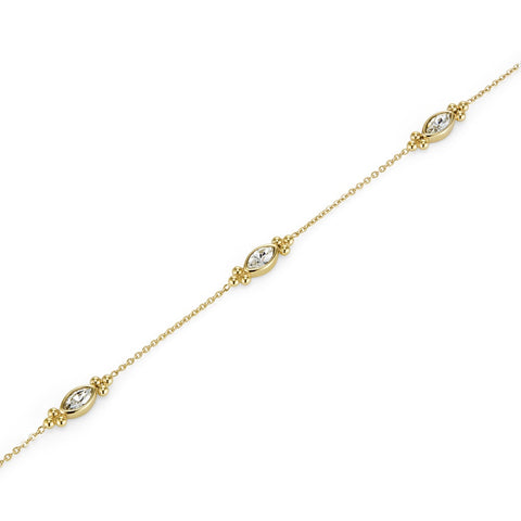 Olivia Burton Classic Dainty Gold Plated Bangle 24100280