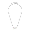 Olivia Burton Classic XO Entwine Silver and Gold Plated Necklace 24100602