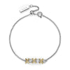 Olivia Burton XO Entwine Silver and Gold Plated Bracelet 24100604