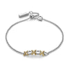 Olivia Burton XO Entwine Silver and Gold Plated Bracelet 24100604