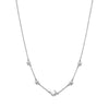 Olivia Burton Celestial North Star and Moon Silver Tone Necklace 24100620