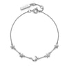 Olivia Burton Celestial Mini North Star and Moon Silver Tone Bracelet 24100623