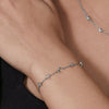 Olivia Burton Celestial Mini North Star and Moon Silver Tone Bracelet 24100623