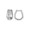 Olivia Burton Celestial Crystal Silver Tone Hoop Earrings 24100643