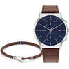 Tommy Hilfiger Watch And Bracelet Mens Gift Set 2770095