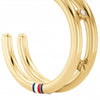 Tommy Hilfiger Ladies Hardware Gold Plated Hoop Earrings 2780615