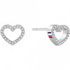 Tommy Hilfiger Crystal Heart Ladies Earrings 2780744