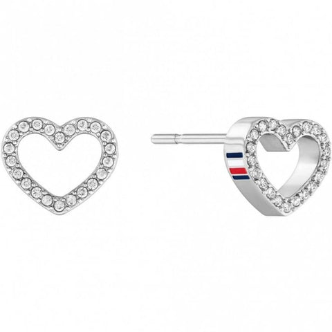 Tommy Hilfiger Crystal Heart Ladies Earrings 2780744